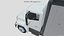 Heavy duty international box truck low polygon