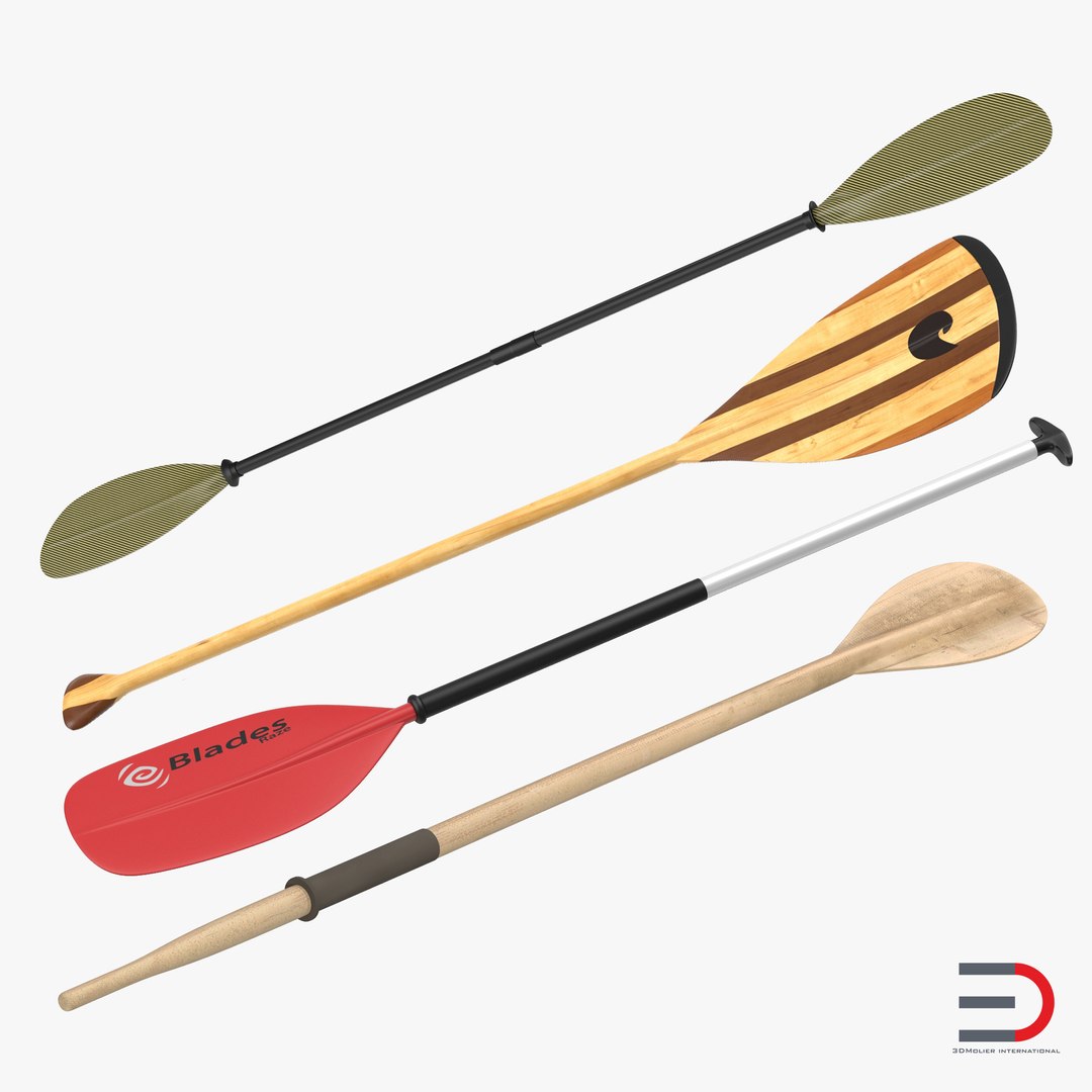 Paddles 3D Models Collection 2 3D model preview