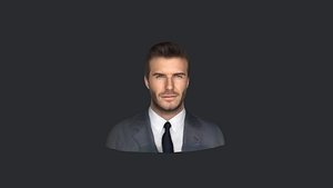 David Beckham Realistic bust head ready 3d Model 3D model