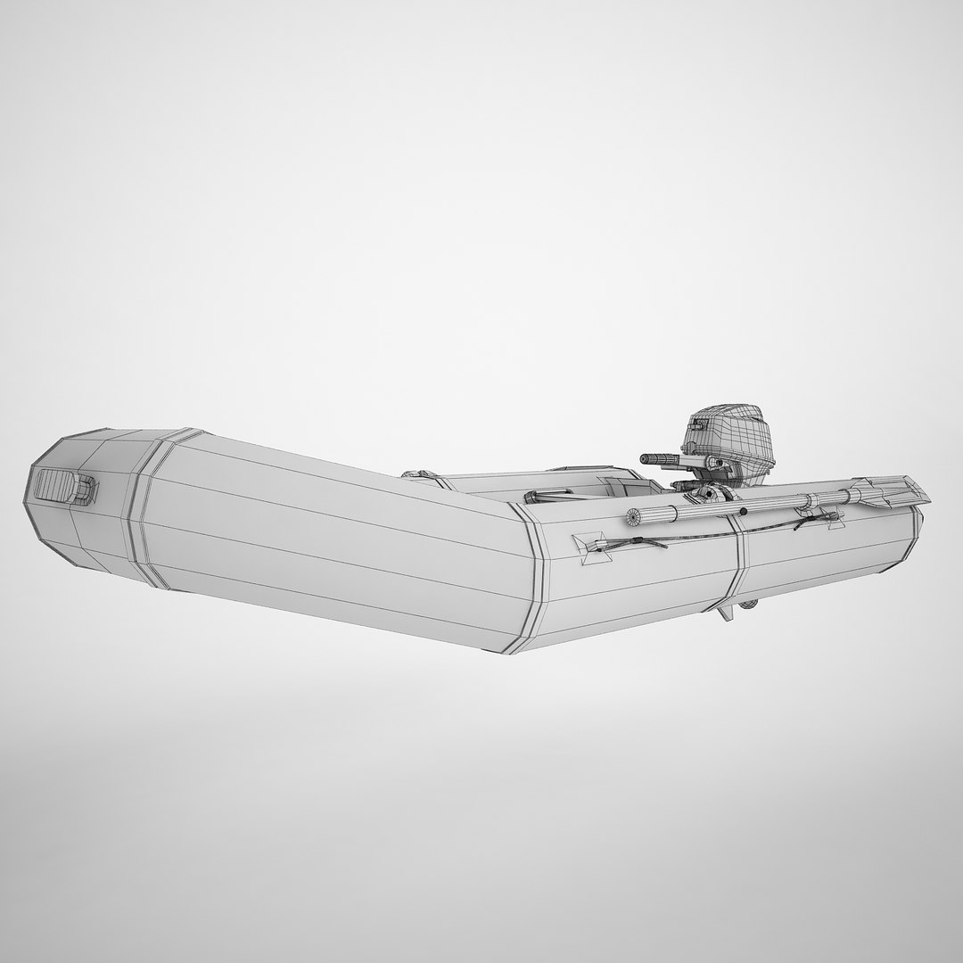 3d Boat Inflatable Model