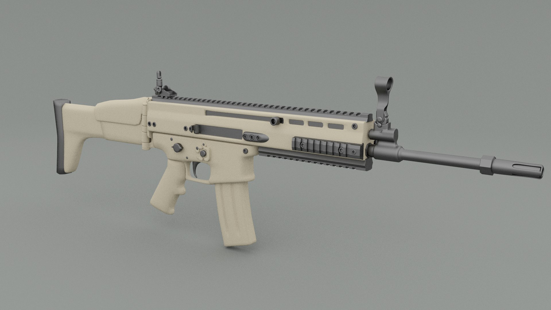 fbx scar machine gun