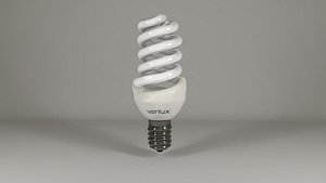 3d model cfl light