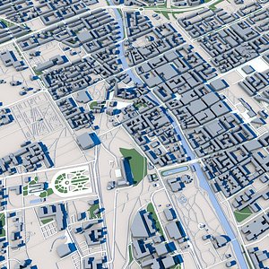 Uppsala City Sweden 3D