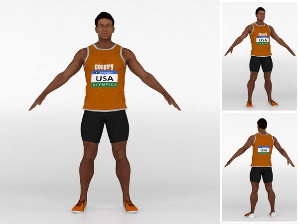 3D model Discus Through Player