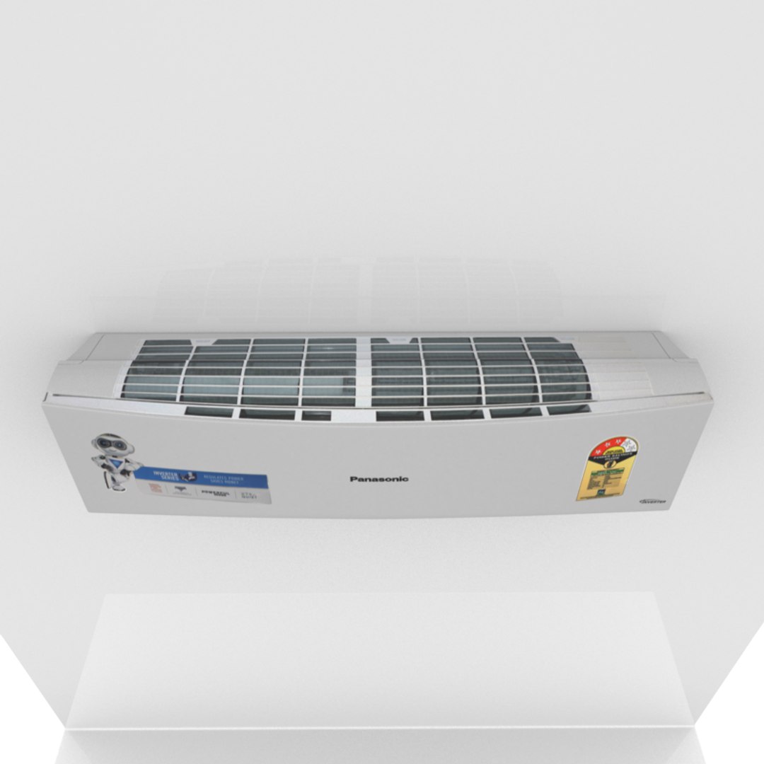 Split Inverter Air Conditioner 3D Model - TurboSquid 1322856