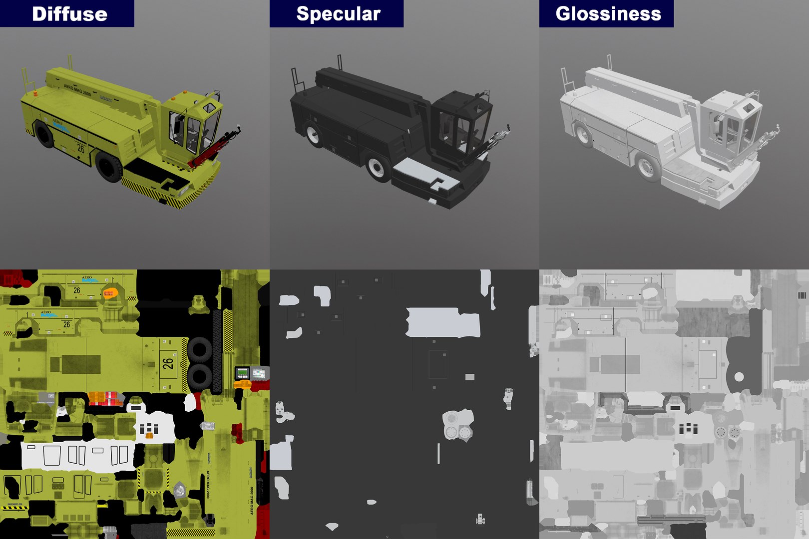 3D realistic deicer safeaero 220 TurboSquid 1191433