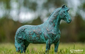 3d model bronze horse sculpture
