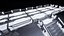 Sci Fi Modular Stairs 3D model