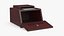 Red Wood Locking Suggestion Box with Card