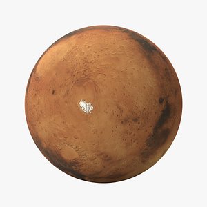 3D model planet mars