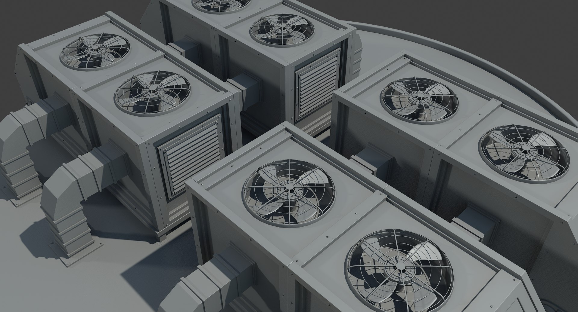 3D Model Sci-fi Ventilation - TurboSquid 1245682