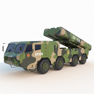 3D Chinese DF-10A Cruise Missile model