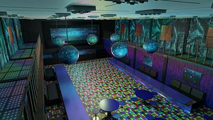 Nightclub Interior 3D