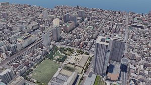 Japan - Tokyo City photogrammetry 22 3D
