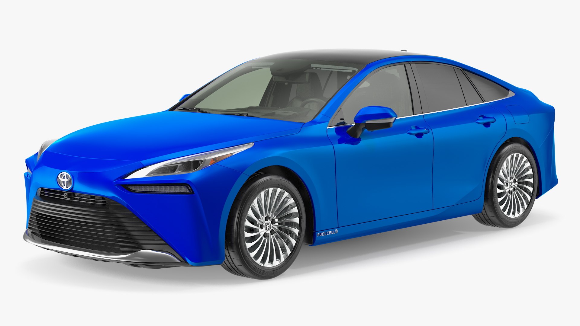 Toyota Mirai Hydrogen Fuel Cell Vehicle Fully Detailed 3D model preview