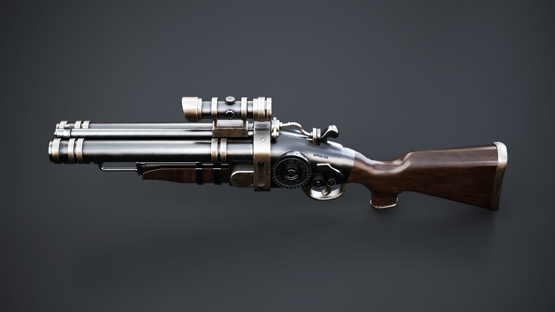 Steampunk Shotgun 3D Model with PBR Textures 3D https://p.turbosquid.com/ts-thumb/GB/837cgf/Kb/spgun_0007/png/1765049429/1920x1080/fit_q87/5e8e732fbb08e768e1c9465954752d06d9b11c3b/spgun_0007.jpg