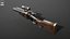 Steampunk Shotgun 3D Model with PBR Textures