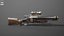 Steampunk Shotgun 3D Model with PBR Textures