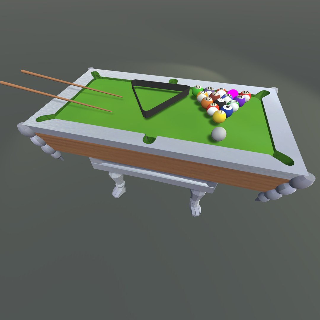 3D Billiardo Table Model - TurboSquid 2073788