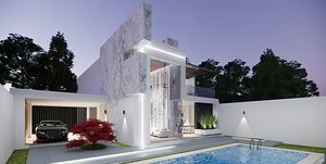 Modern House-A2 3D model
