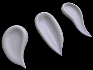 cream liquid 3D model