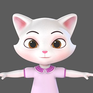 cartoon cat model