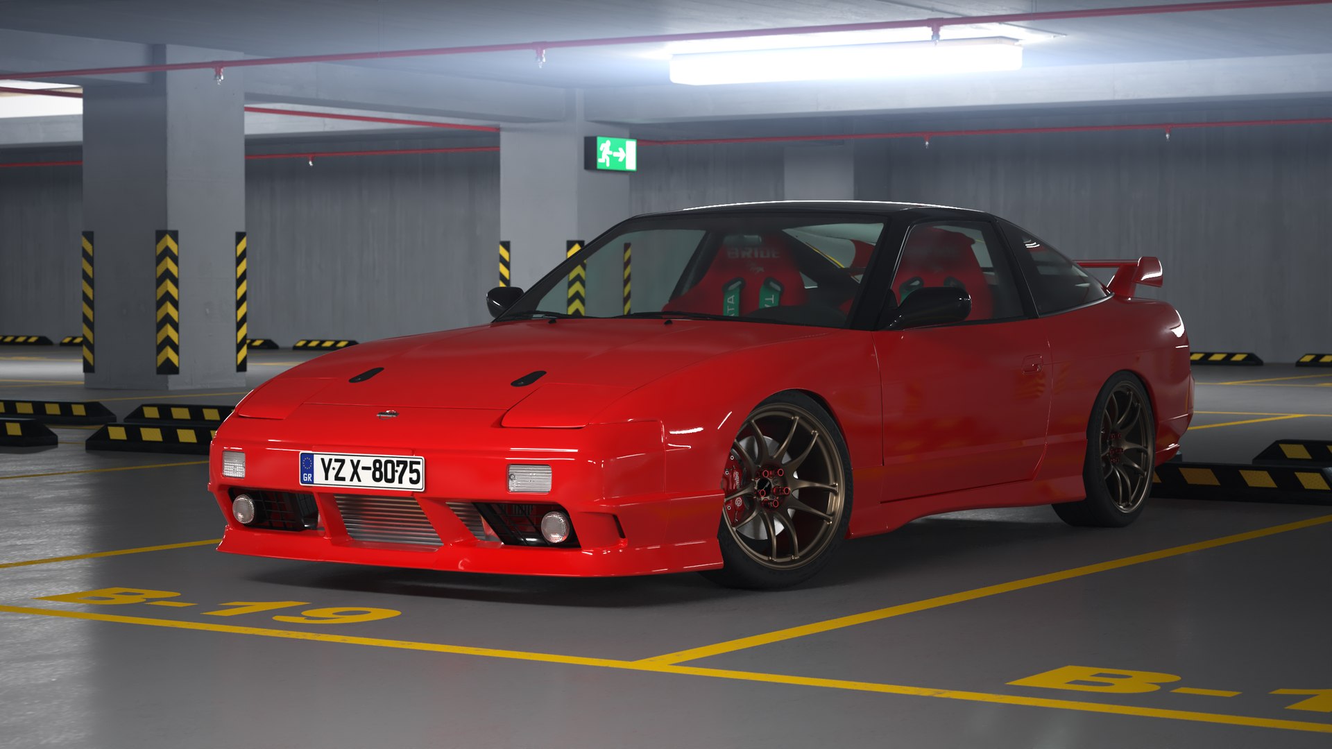 3D NISSAN 180SX Kouki Model - TurboSquid 2256044