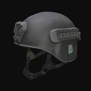 PBR gameready Kiver RSP helmet model