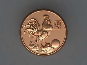 rooster mold hand 3D model