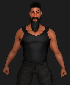 3D model AAA 3D STYLIZED CARTOON CHARACTER - MUSCULAR MAN