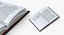 Libro cartaceo con collezione di e-reader