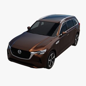 3D Mazda CX-80 Takumi 2025 model