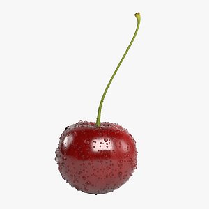 cherry drops realistic 3d max