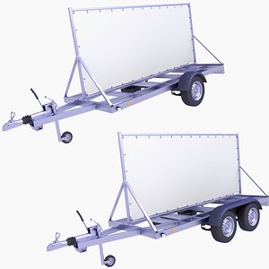 3D Billboard Trailers v14 model