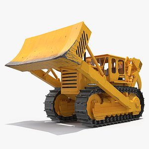 3D Crawler Dozer Rigged