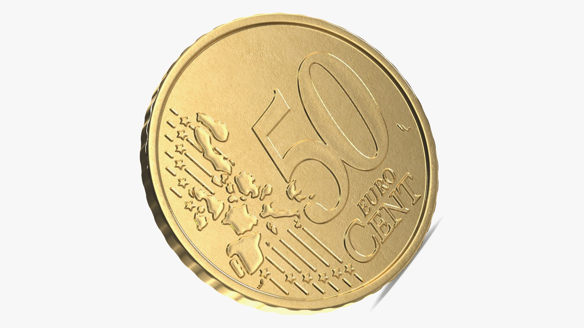 50 Euro Cent France 3D - TurboSquid 2121901
