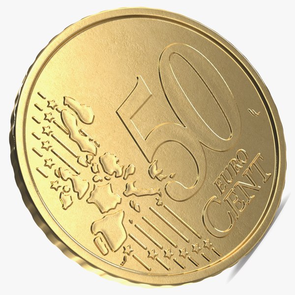 50 Euro Cent France 3D