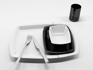 3d dining sets 1 model