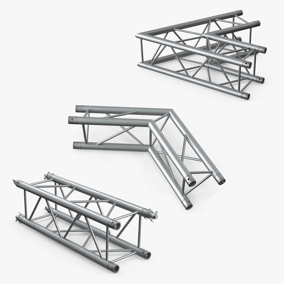 Construction Truss Modulars Collection 4 3D model preview