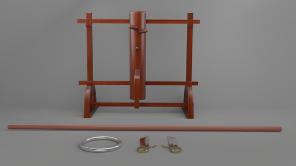 3d model wooden dummy