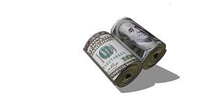 dollars money 3D model