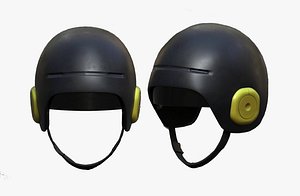 3D helmet sci fi model