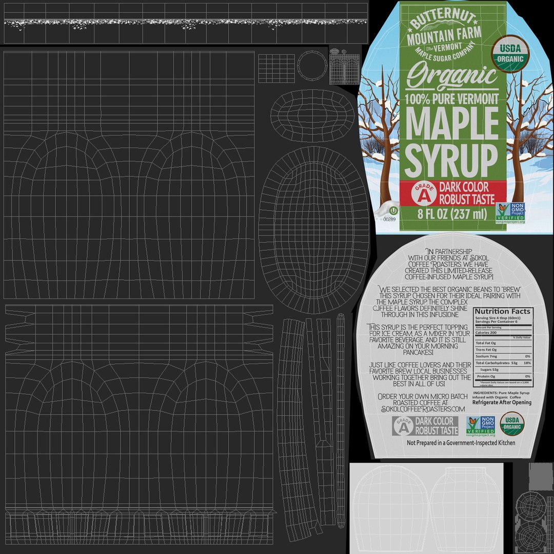 3D model Organic Maple Syrup Glass Bottle https://p.turbosquid.com/ts-thumb/GB/sJm2Er/Wd/organicmaplesyrupglassbottlevray3dmodel013/jpg/1673928984/1920x1080/fit_q87/0708d9f94854144a70255c65ab719caaf936f336/organicmaplesyrupglassbottlevray3dmodel013.jpg