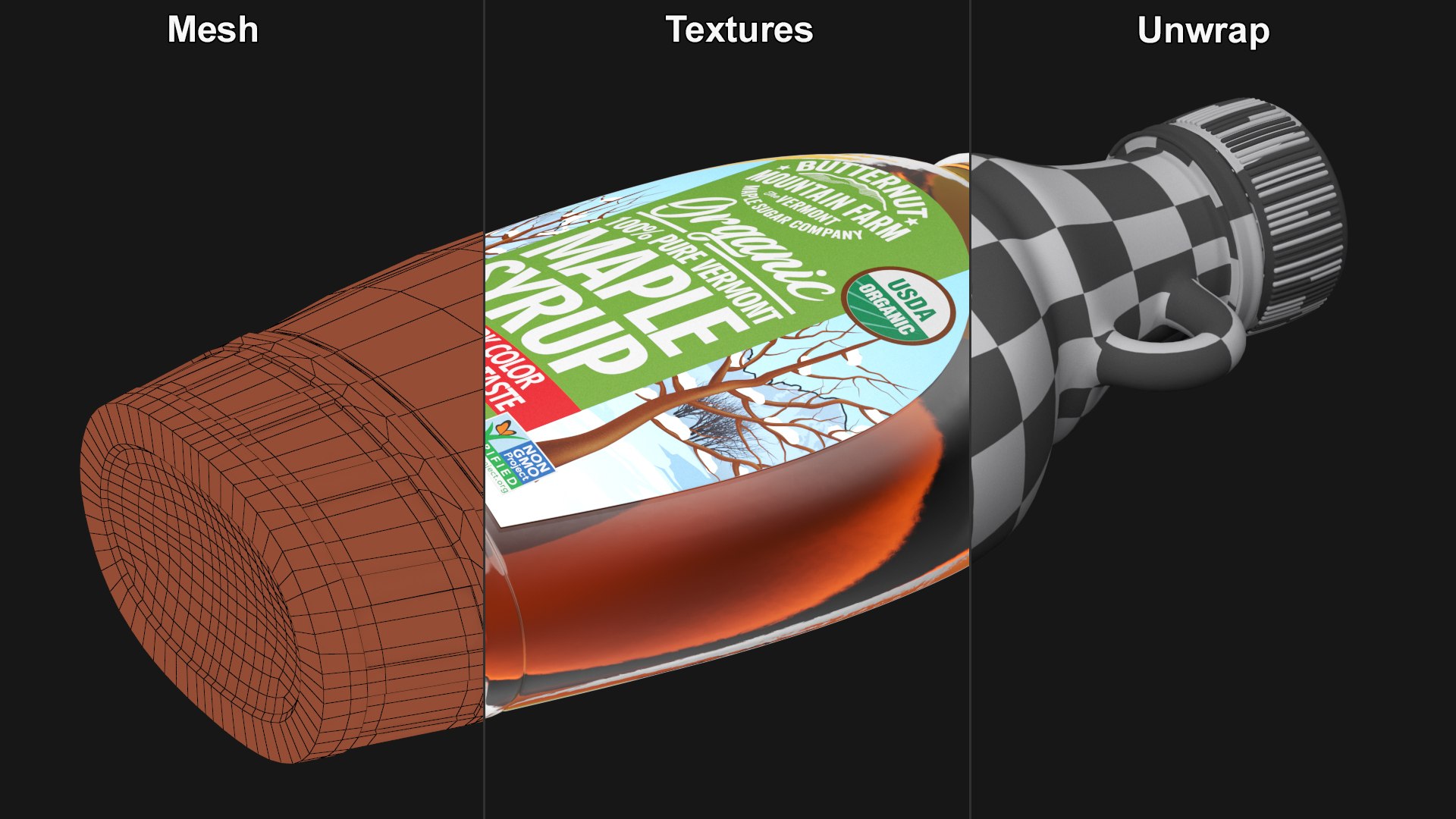 3D model Organic Maple Syrup Glass Bottle https://p.turbosquid.com/ts-thumb/GB/sJm2Er/kz/organicmaplesyrupglassbottlevray3dmodel011/jpg/1673928979/1920x1080/fit_q87/90ab8eb94b4e055bd7fcbd52638b89c3e2fa6708/organicmaplesyrupglassbottlevray3dmodel011.jpg