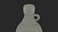 Bio-Ahornsirup-Glasflasche