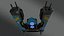 Aereo da caccia fantascientifico - Low poly - Game Ready