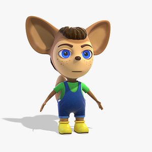 3d cartoon character liu