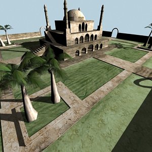 arabic mosquet 3d model