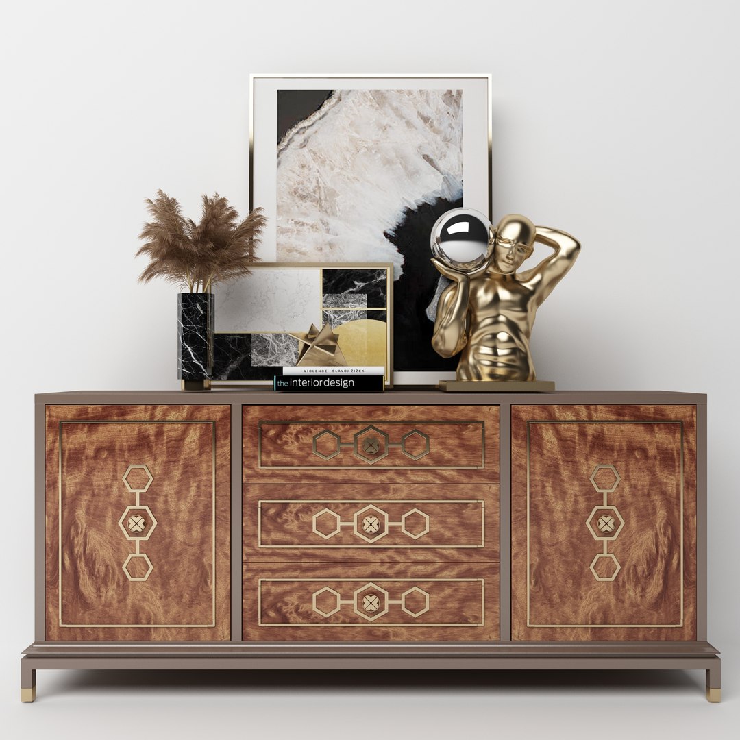 Console buffet 3D model - TurboSquid 1974295