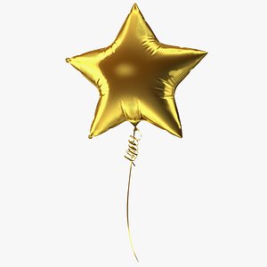 Gold Star Foil Balloon
